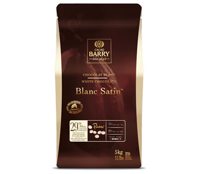 Cacao Barry White Chocolate; Blanc Satin